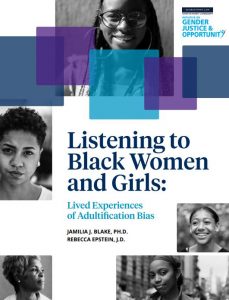 Listening to Black women and Girls report cover