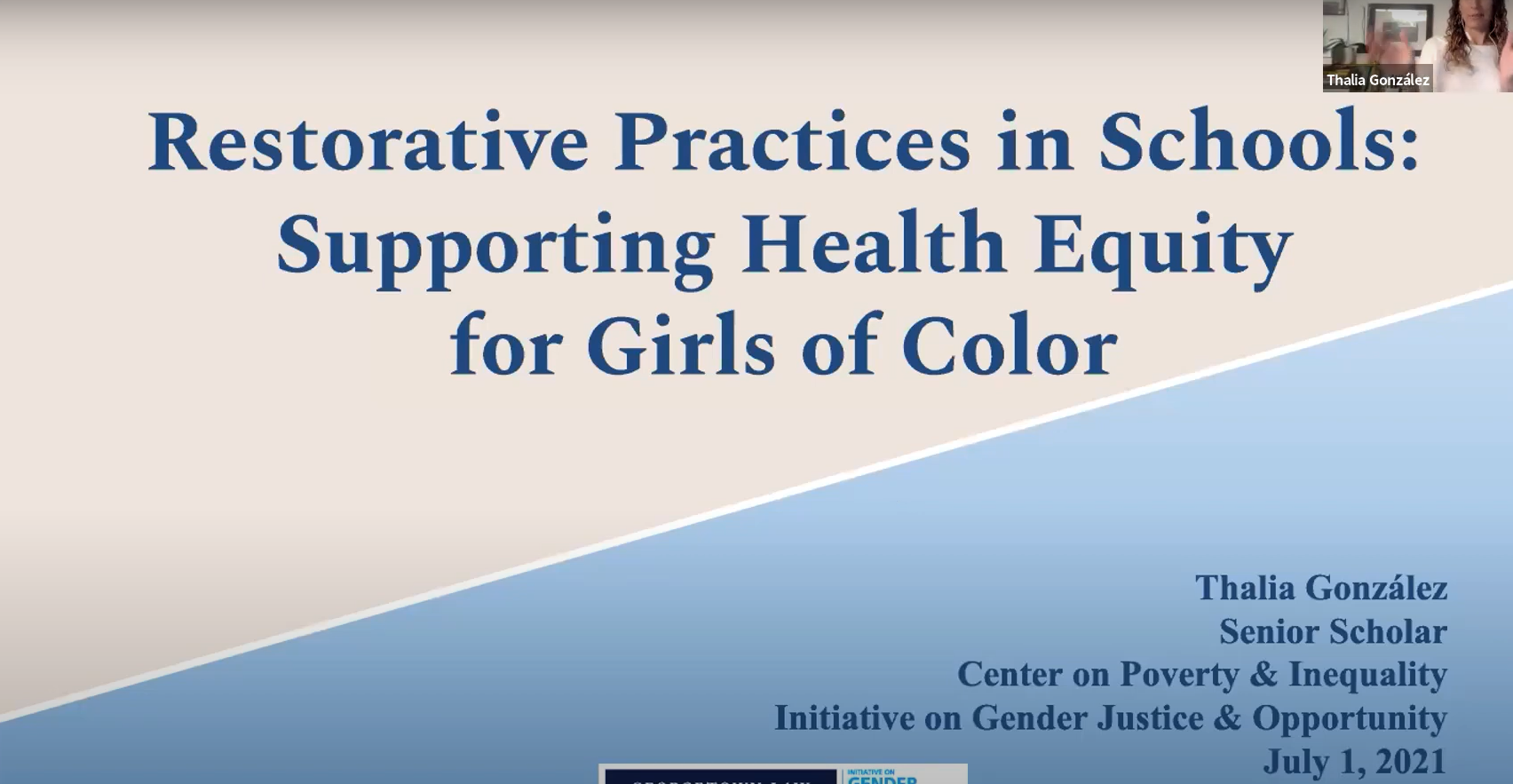 Restorative Justice In Schools Center For Gender Justice